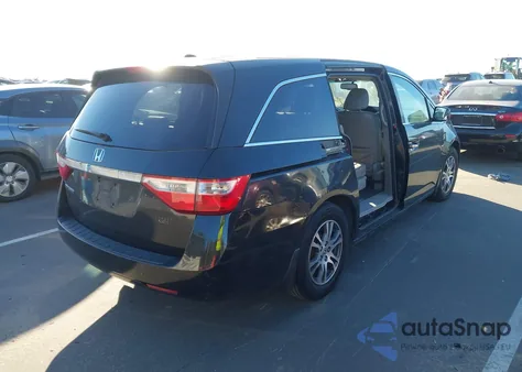 2012 Honda Odyssey Ex-L из США, поврежденный, VIN 5FNRL5H64CB109040